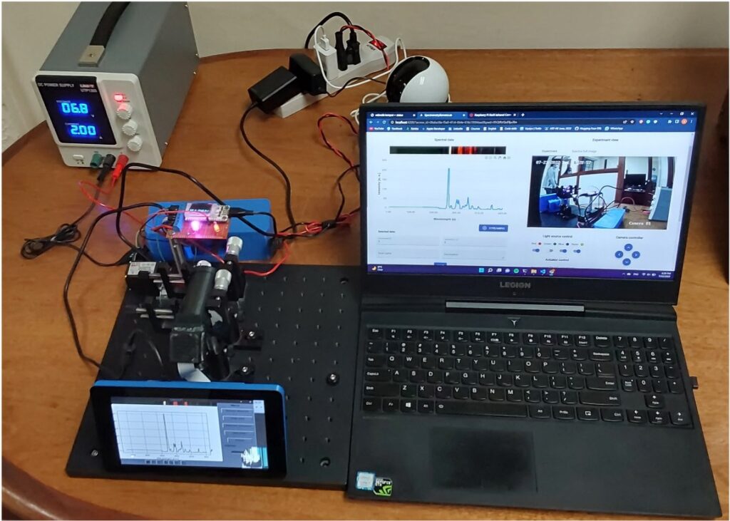 Spectrometry Remote Laboratory – The First Remote Lab in Bolivia – EUBBC